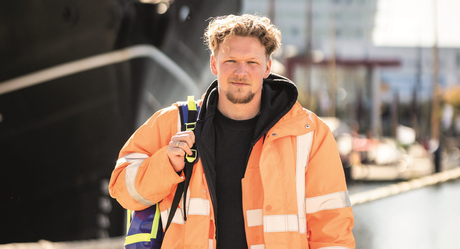 Ein sicherer Anker für die Seeleute: Philipp Manthey von der Seemannsmission Bremerhaven