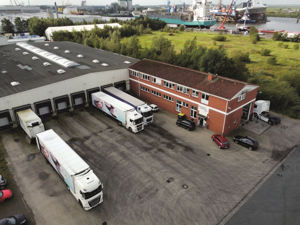 Die Zentrale von Brüssel & Maass am Fischereihafen. Foto Brüssel & Maass